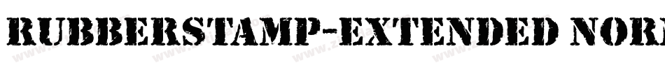 RubberStamp-Extended Normal字体转换